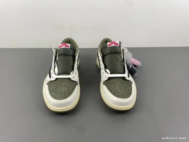 TRAVIS 1 OLIVE OG MEDIUM JORDAN DM7866-200 LOW SCOTT AIR X 0507